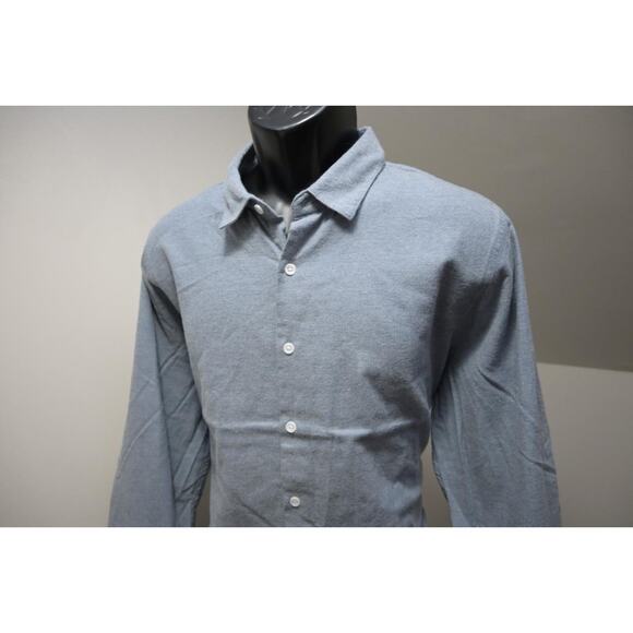 Civil Society Dress Shirt Heather Blue Stretch Button Up Mens Size XL NWT - Picture 1 of 8